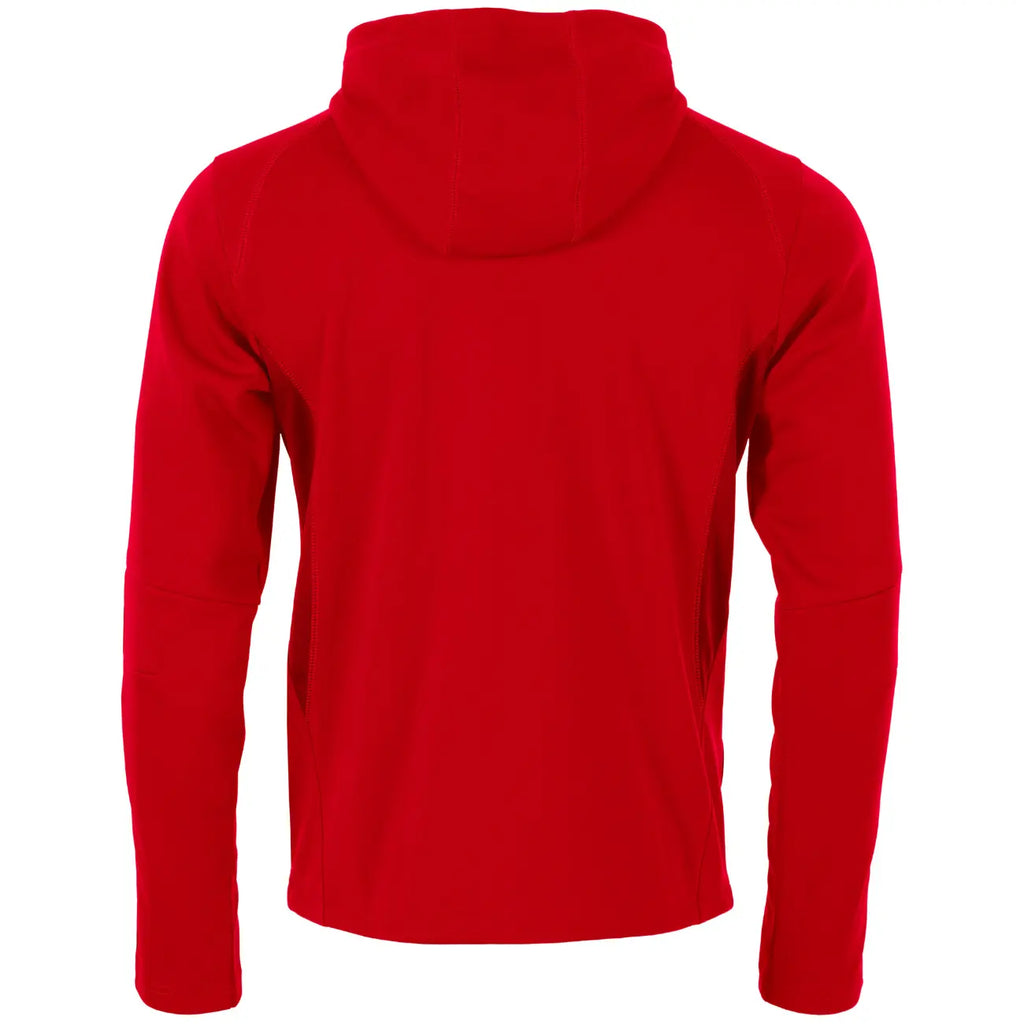 Reece Shift Hooded Full Zip Top - Red Kleding