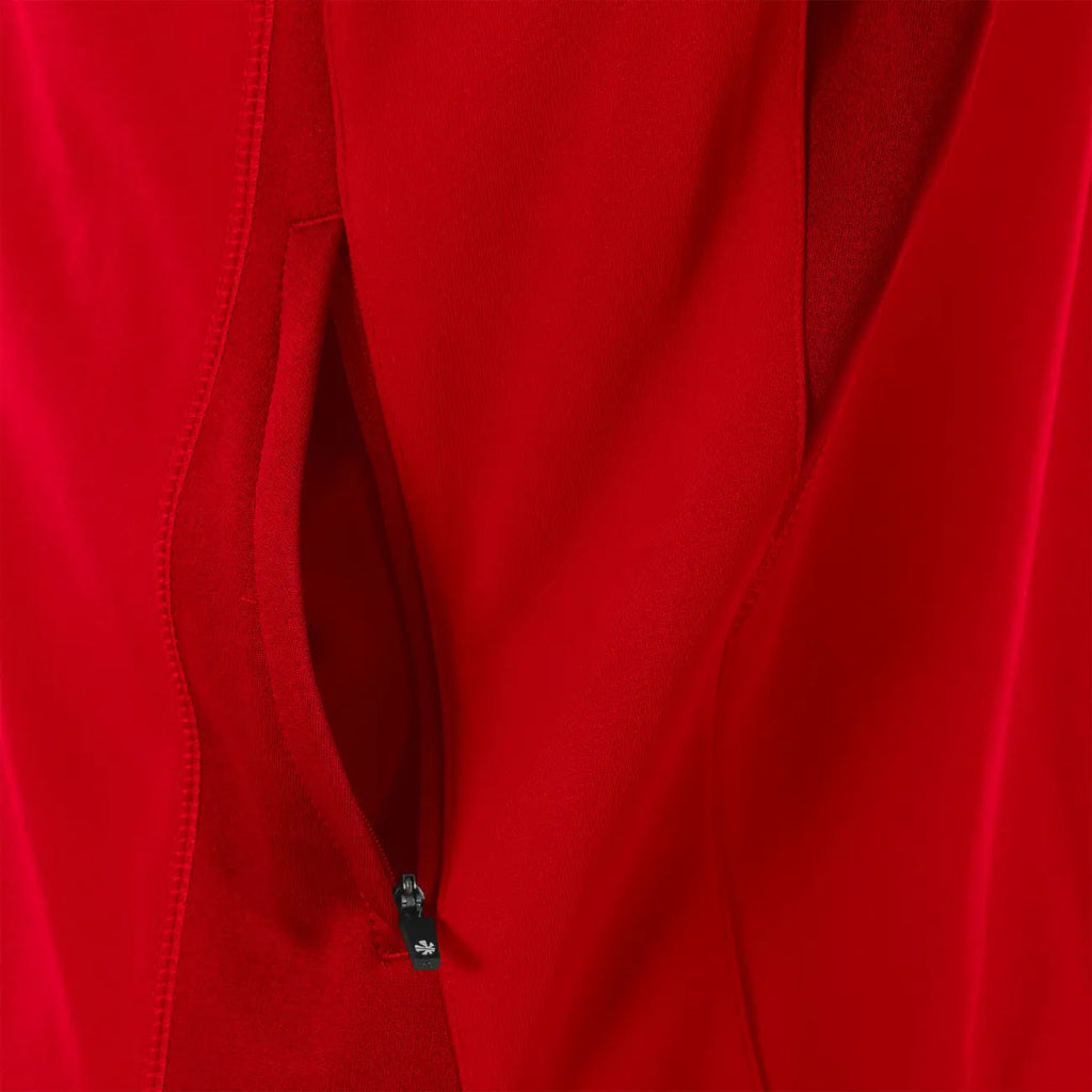 Reece Shift Hooded Full Zip Top - Red Kleding