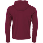 Reece Shift Hooded Full Zip Top - Burgundy Kleding