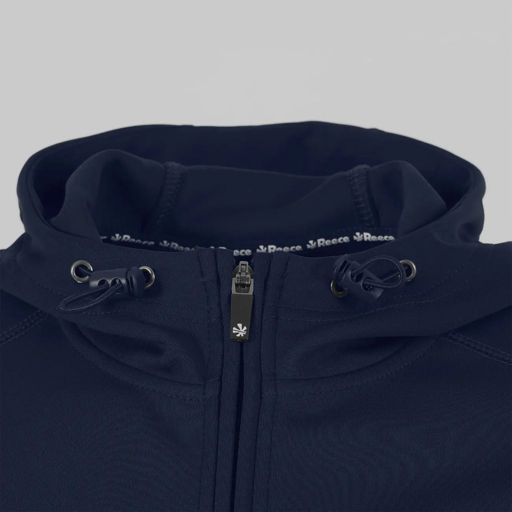 Reece Shift Hooded Full Zip Top - Navy Kleding