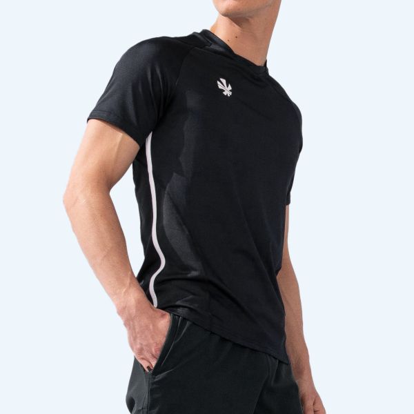 Reece Rise Shirt - Black Kleding