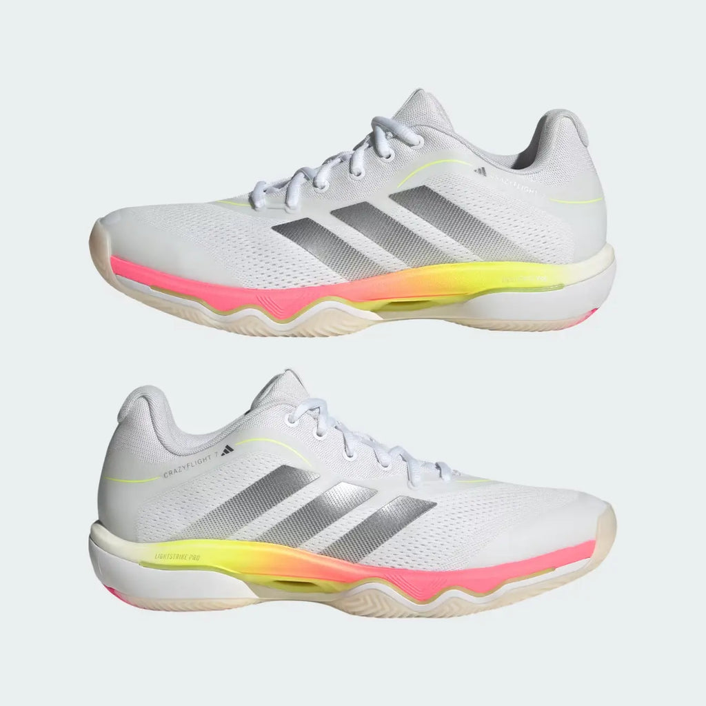 Adidas Crazyflight 7 Heren - White Hockeyschoen