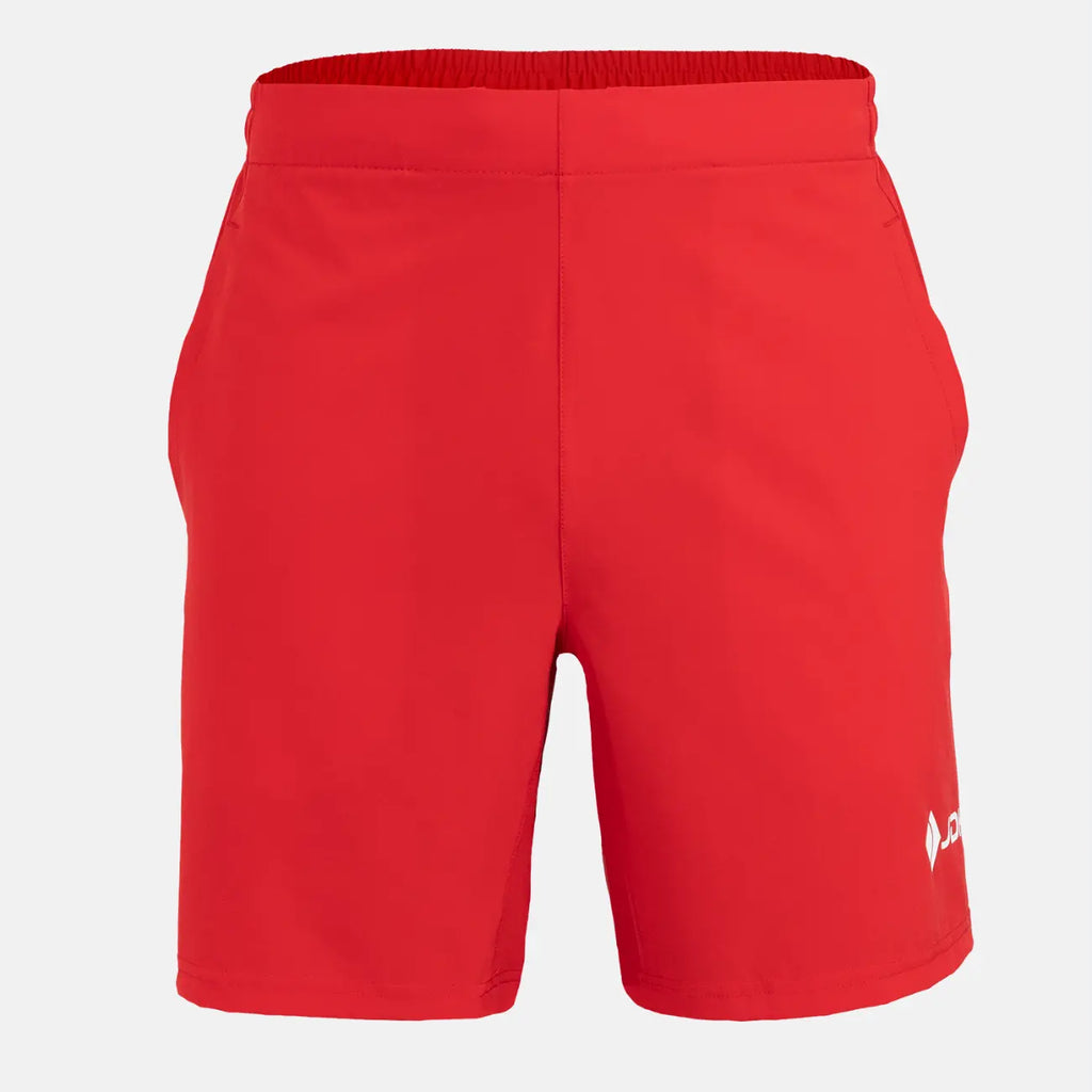 Short pro JDH Carbon garçons - Rouge