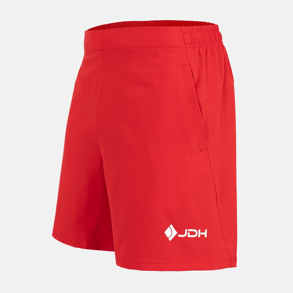 Short pro JDH Carbon garçons - Rouge