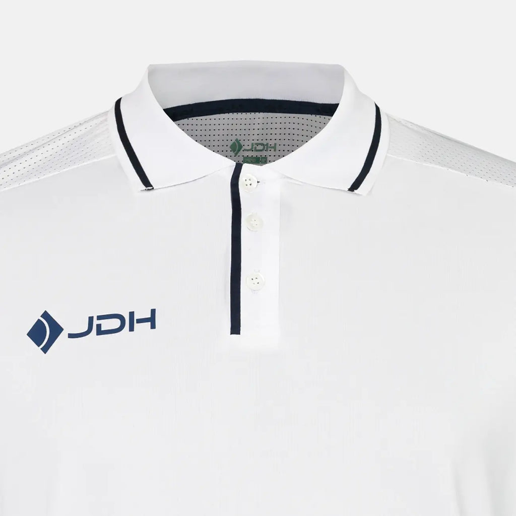 JDH Carbon polo pro garçon - Blanc