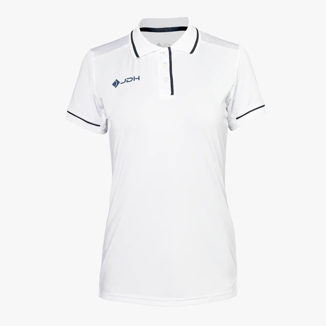 JDH Carbon polo pro fille - Blanc