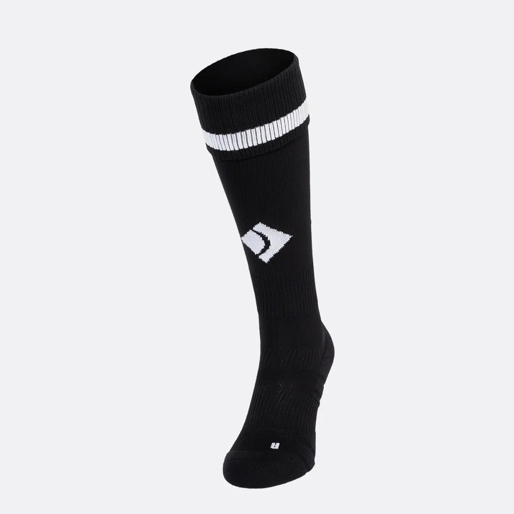 JDH Carbon chaussette haute genou - Noir