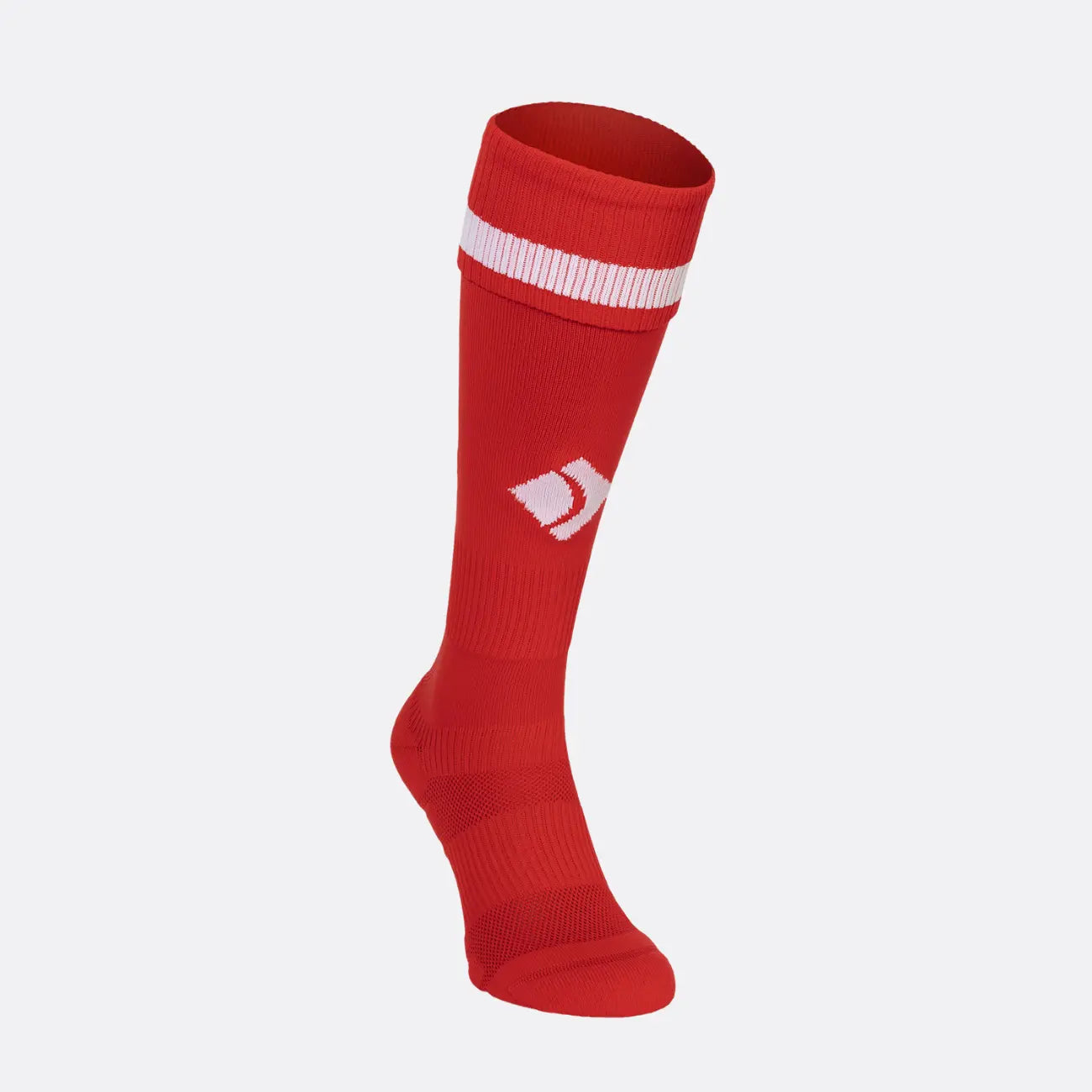 JDH Carbon chaussette haute genou - Rouge