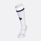 JDH Carbon chaussette haute genou - Blanc