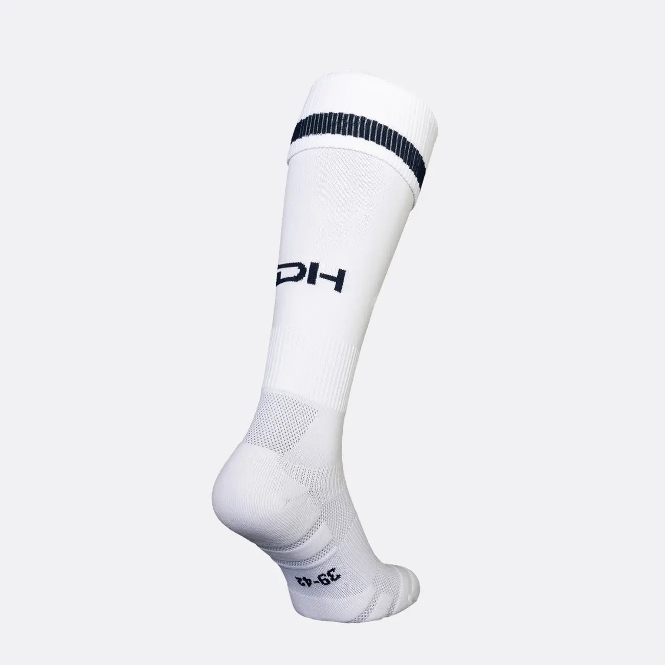 JDH Carbon chaussette haute genou - Blanc