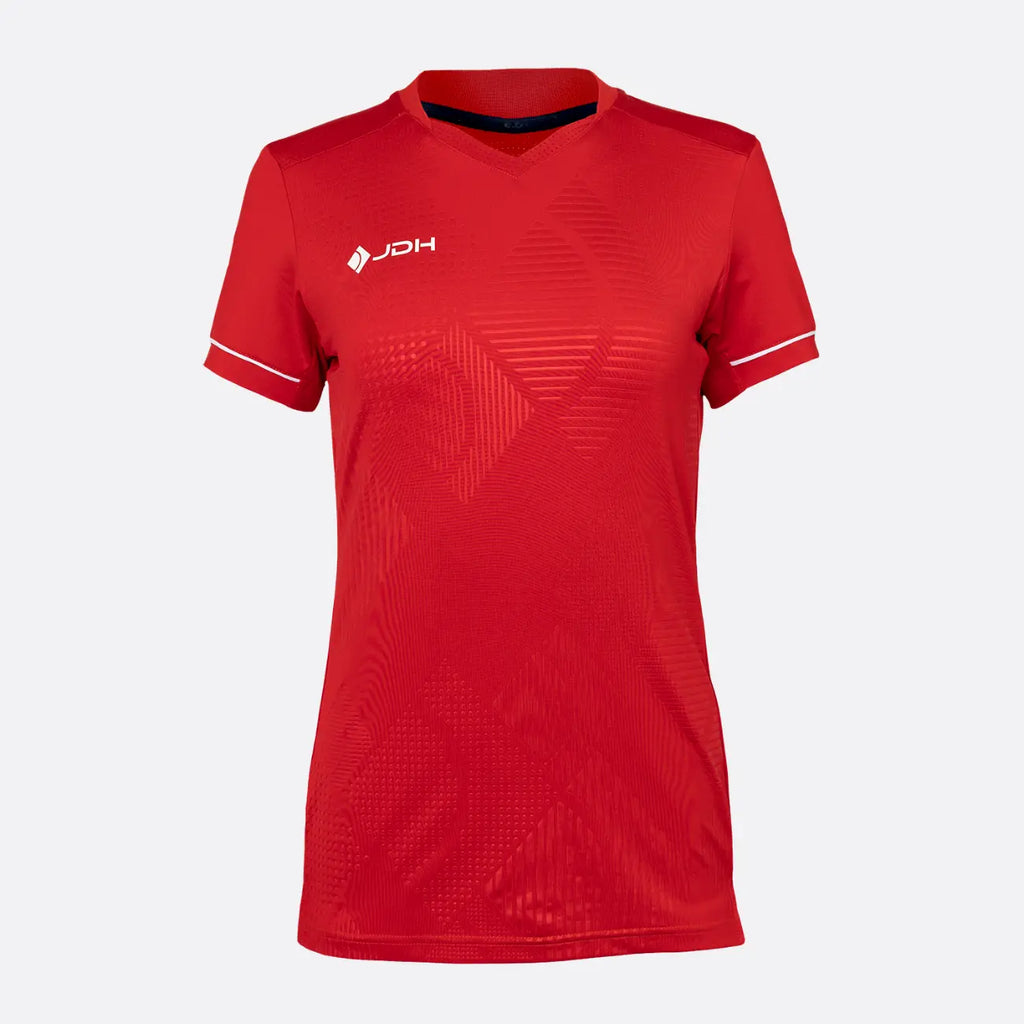 JDH Carbon tee-shirt pro femme - Rouge