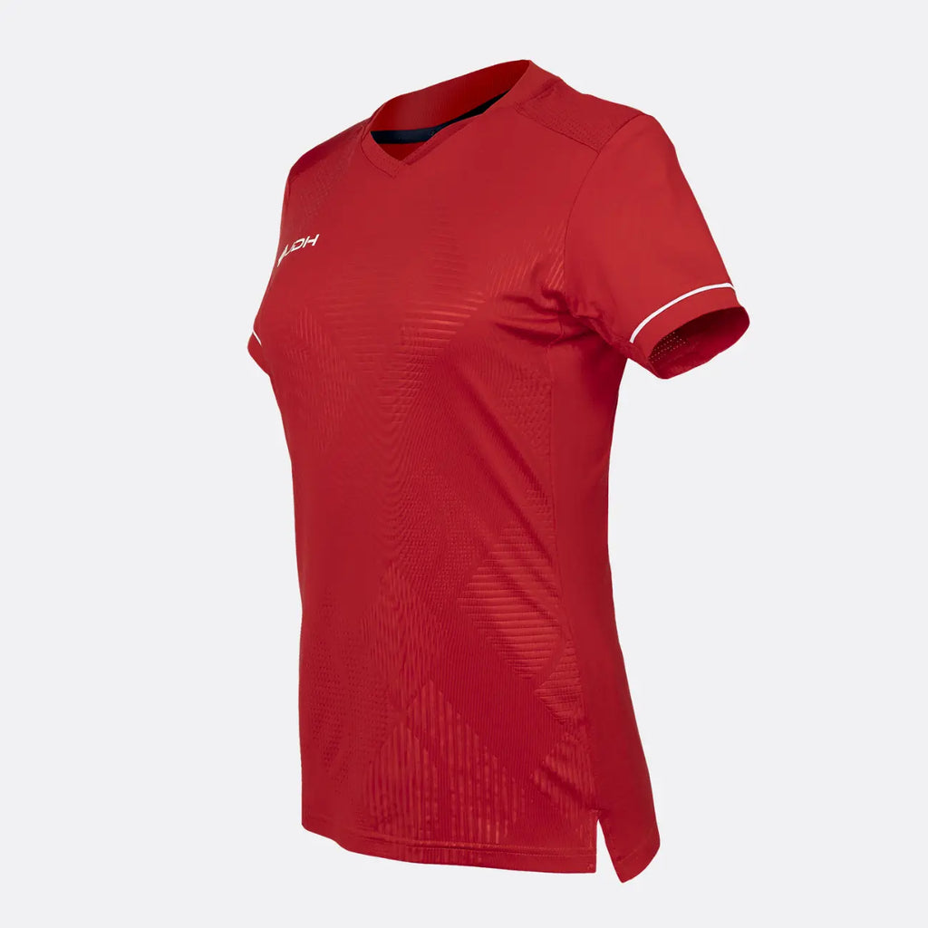 JDH Carbon tee-shirt pro femme - Rouge