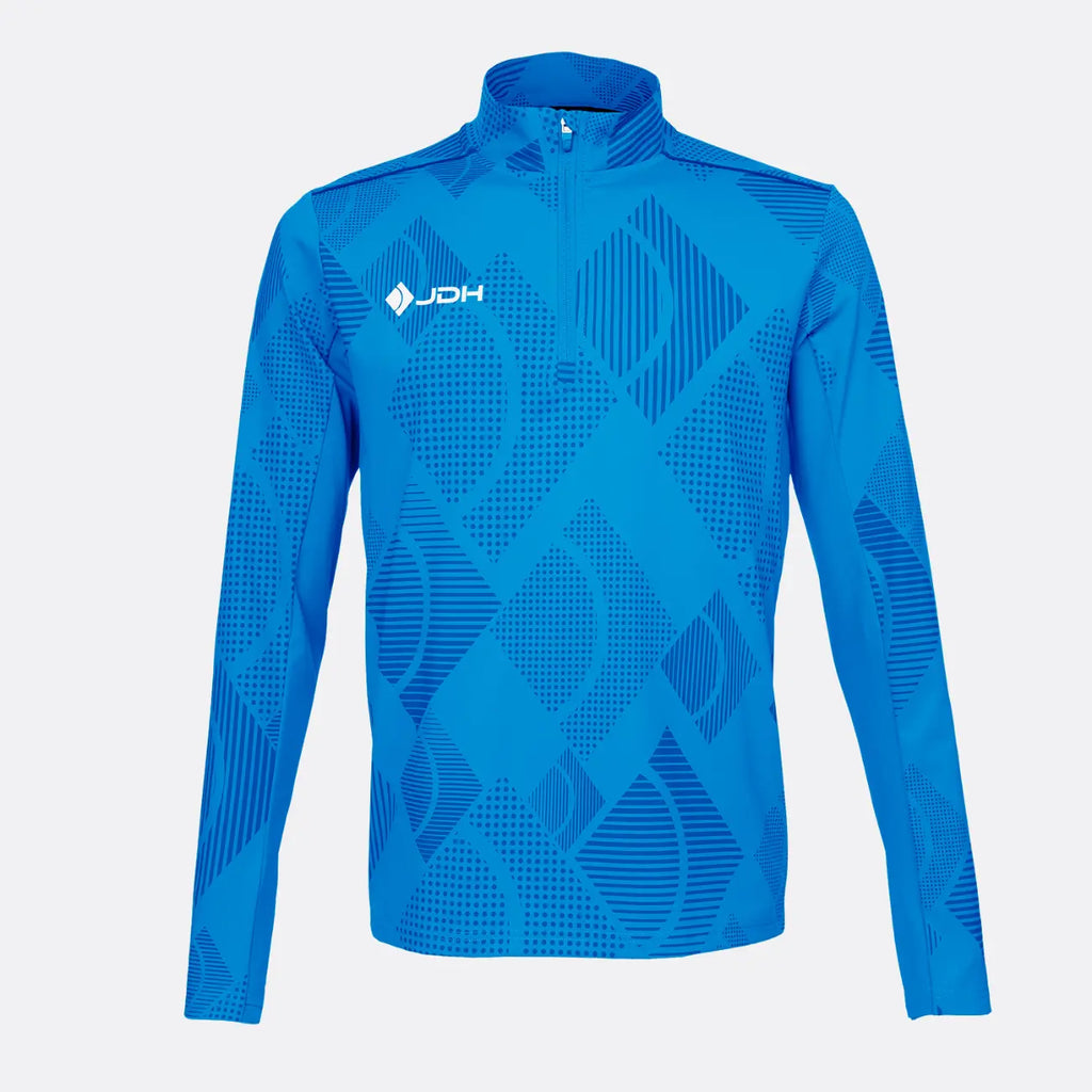 JDH Carbon demi-zip pro hommes - Bleu foncé