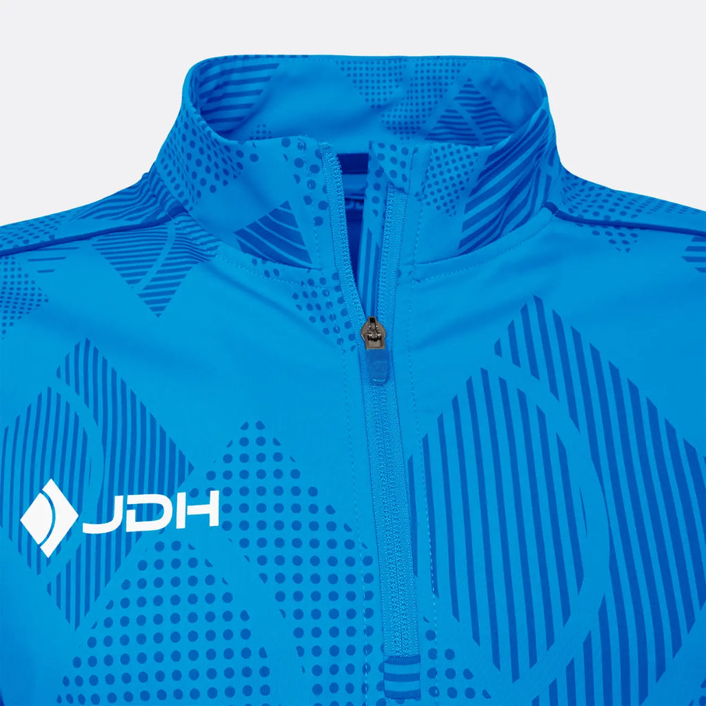 JDH Carbon demi-zip pro hommes - Bleu foncé
