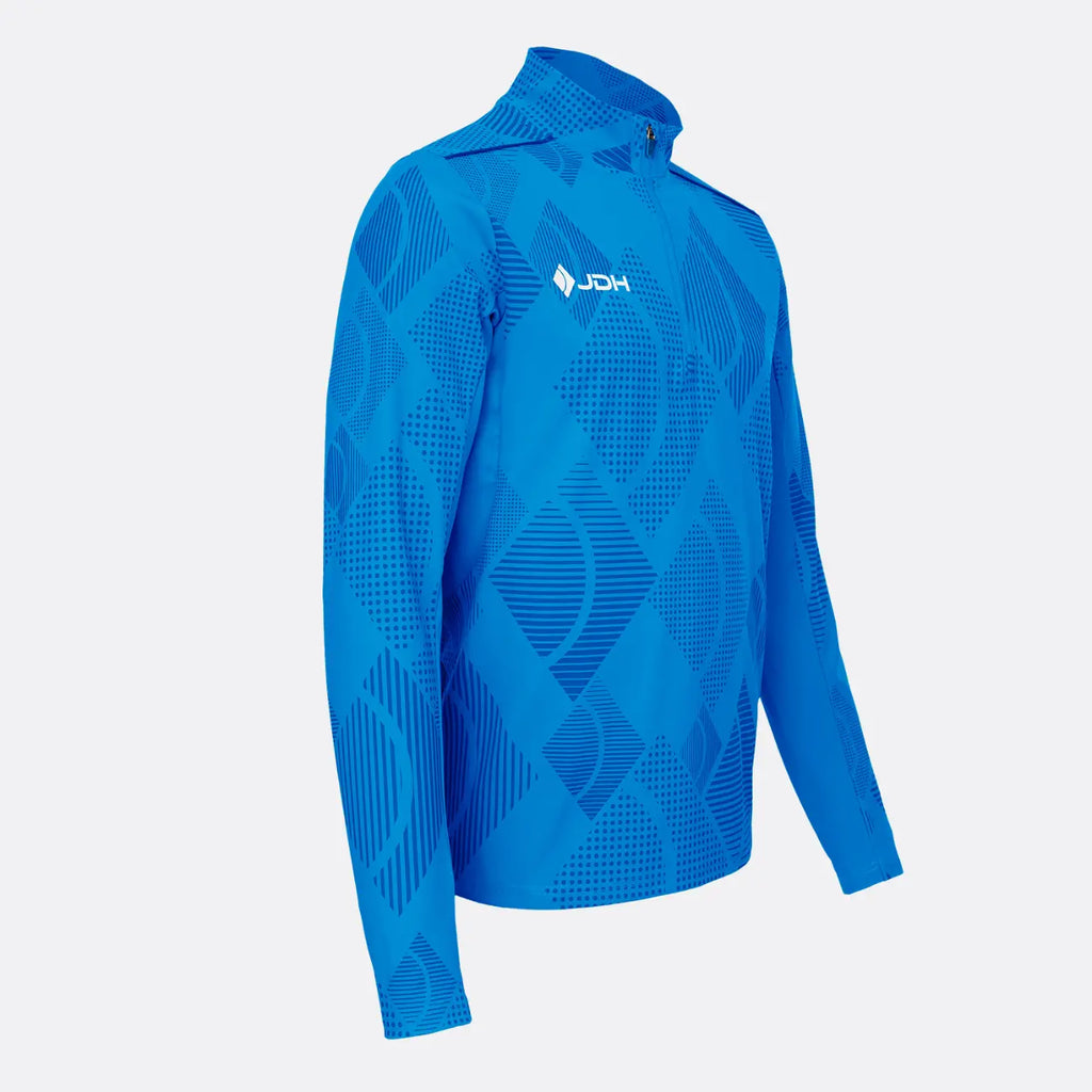 JDH Carbon demi-zip pro hommes - Bleu foncé