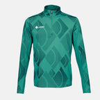 JDH Carbon demi-zip pro enfants - Vert clair