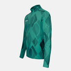 JDH Carbon demi-zip pro enfants - Vert clair