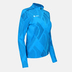 JDH Carbon demi-zip pro femmes - Bleu foncé