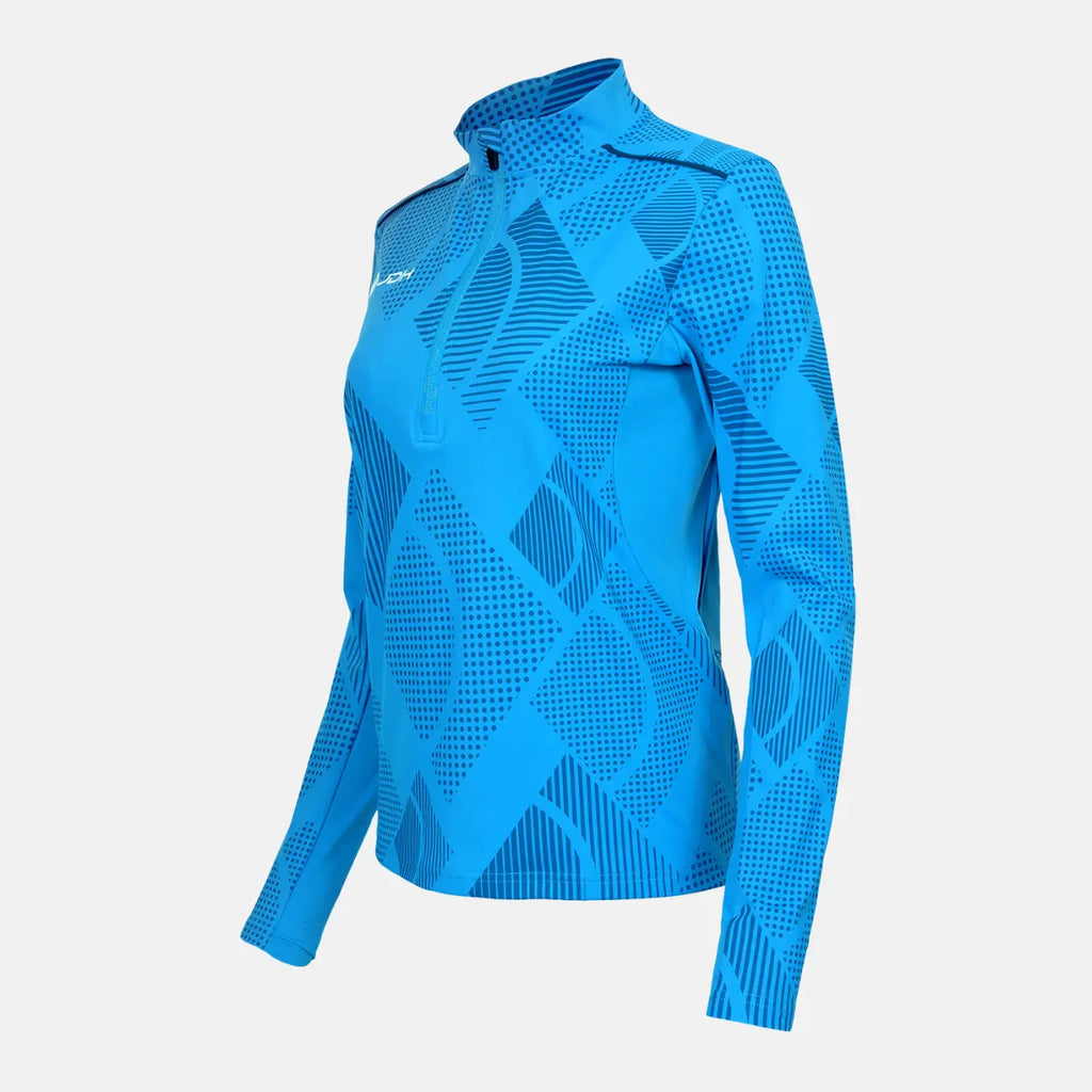 JDH Carbon demi-zip pro femmes - Bleu foncé