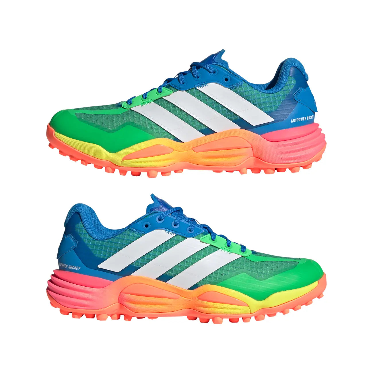 Adidas Adipower Hockey 4 LE - Blue White Green Hockeyschoen