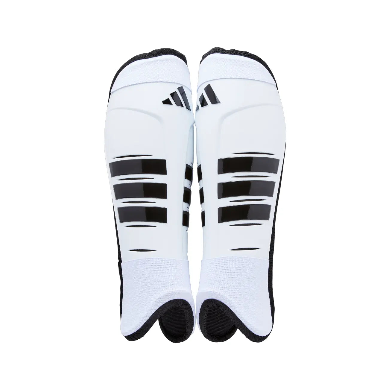 Adidas adipower Pro Shinguard - White Black Bescherming