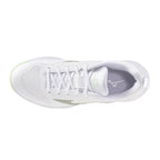 Mizuno Wave Stealth Pro Dames - White/Aqua Gray Hockeyschoen