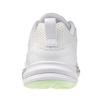 Mizuno Wave Stealth Pro Dames - White/Aqua Gray Hockeyschoen