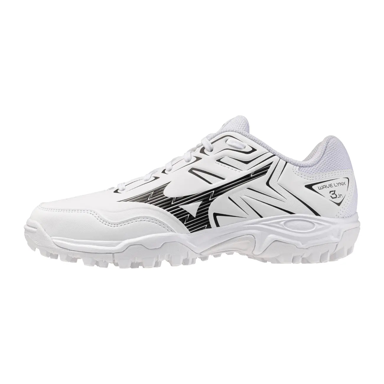 Mizuno Wave Lynx 3 Jr. - White/Black Hockeyschoen