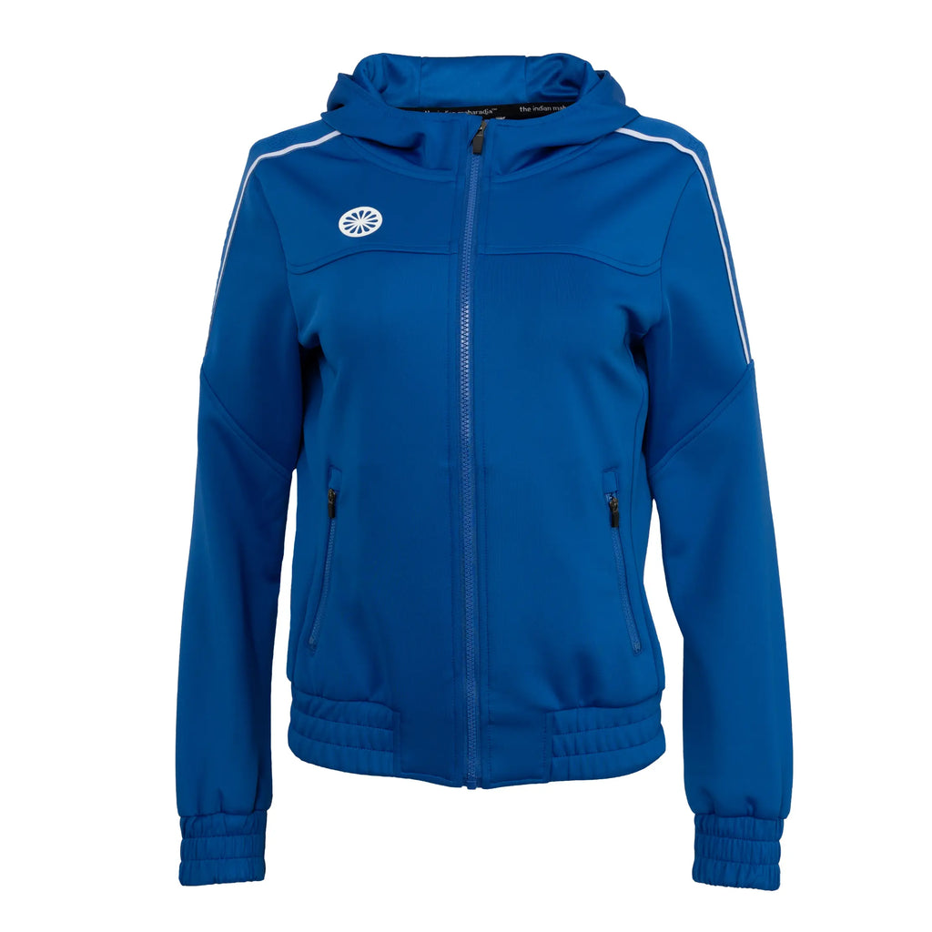 Indian Maharadja Jaipur women performance hooded jacket - Cobalt Kleding