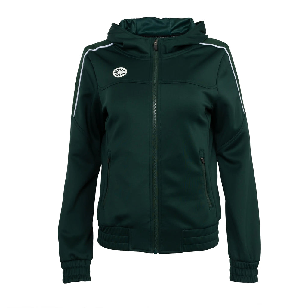 Indian Maharadja Jaipur women performance hooded jacket - Green Kleding