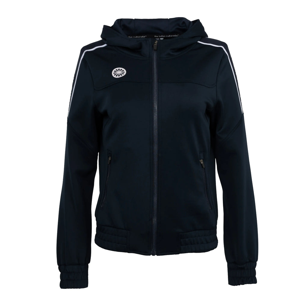 Indian Maharadja Jaipur women performance hooded jacket - Navy Kleding