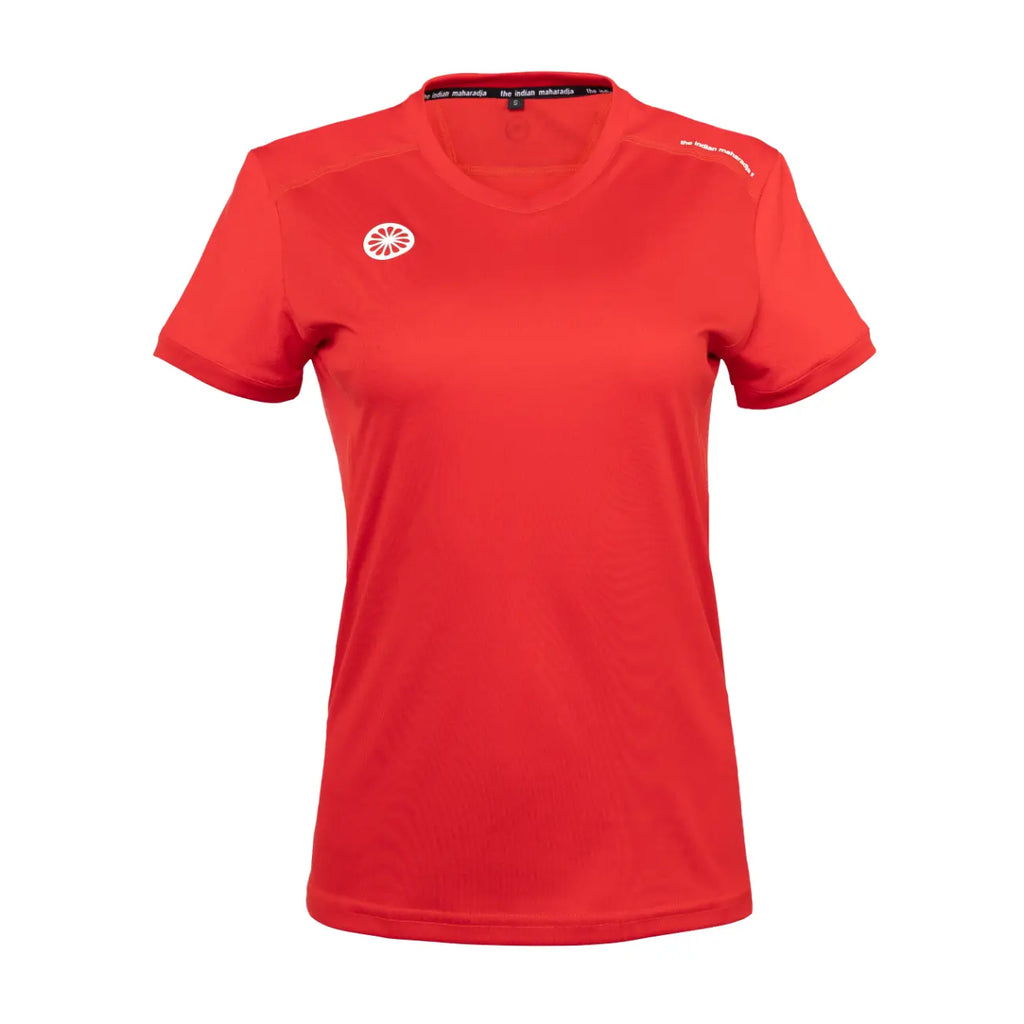 Indian Maharadja Jaipur women performance tee - Red Kleding