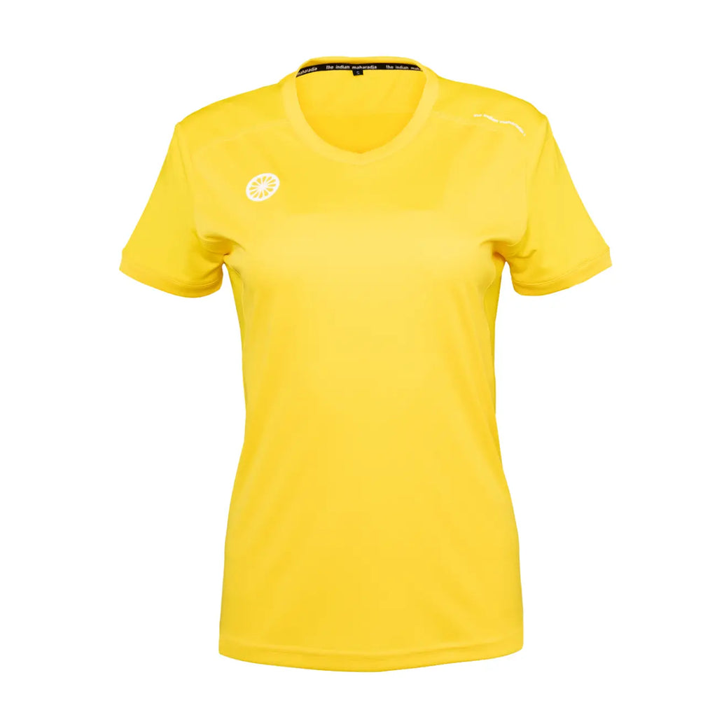 Indian Maharadja Jaipur girls performance tee - Yellow Kleding