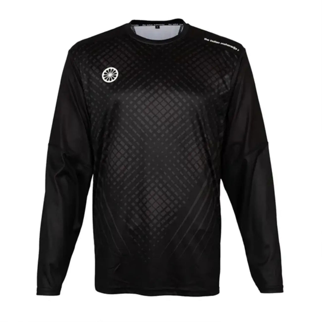 Indian Maharadja Jaipur sr goalie tee ls - Black Keeper