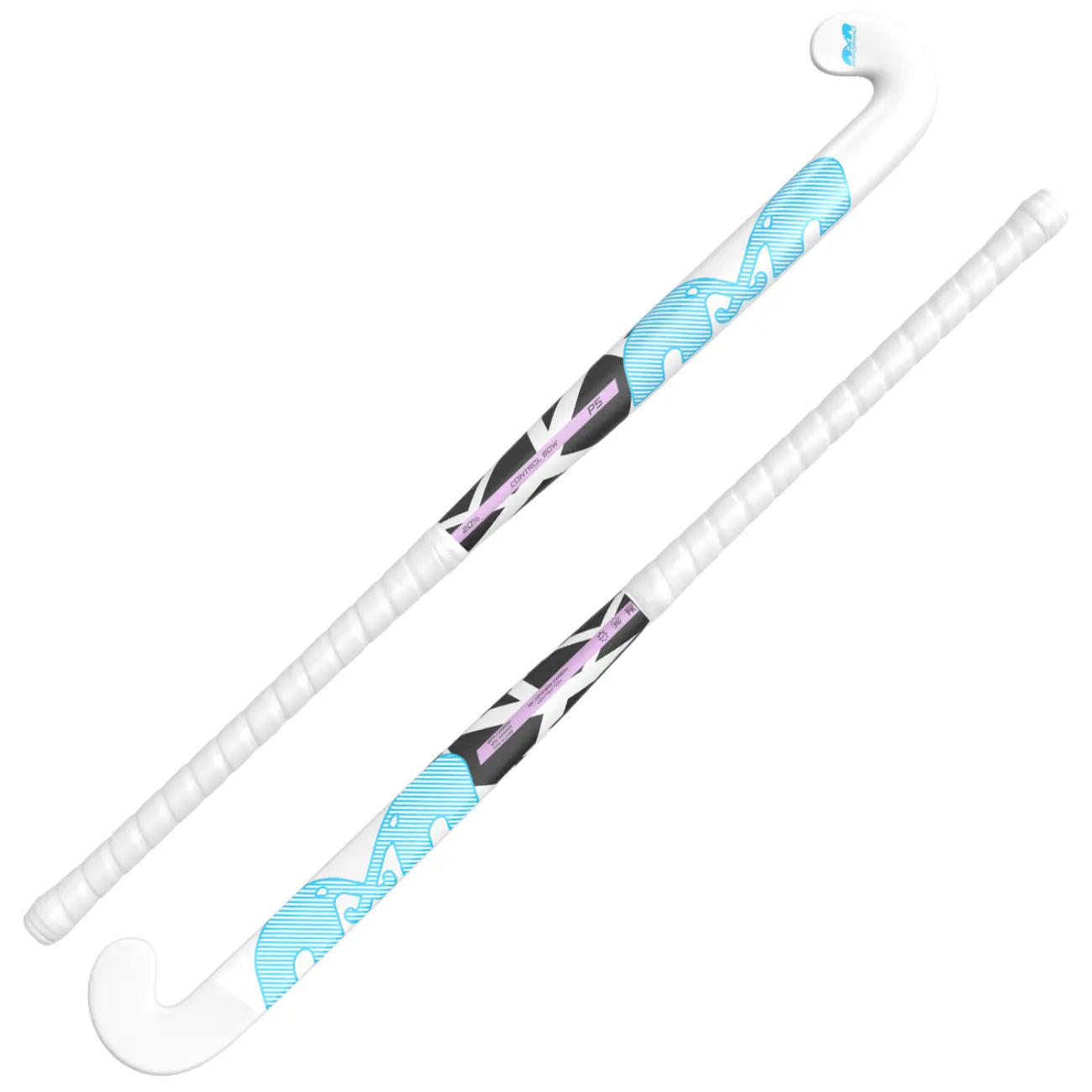 TK P5 Control Bow - White-Sky-Lila Hockeystick