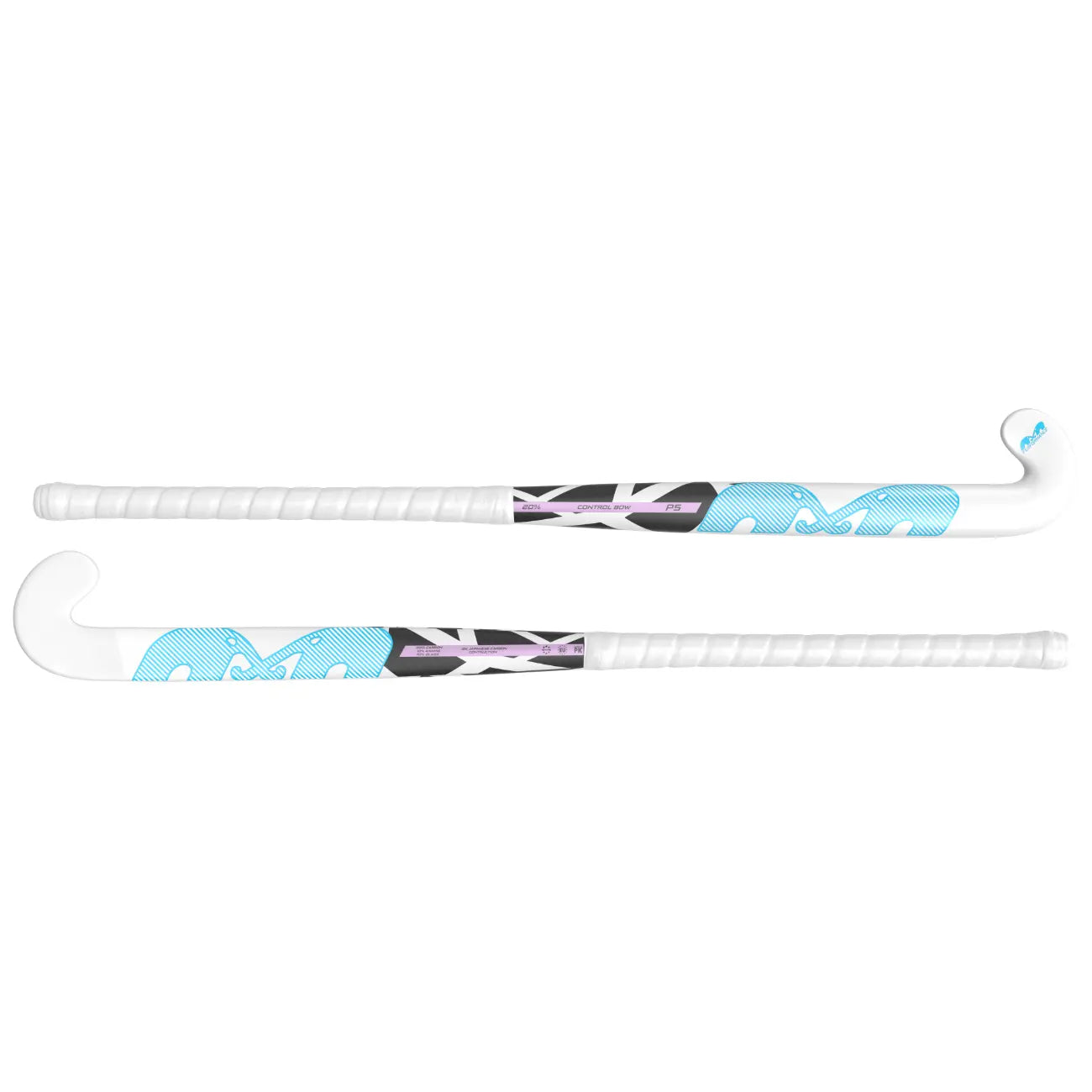 TK P5 Control Bow - White-Sky-Lila Hockeystick