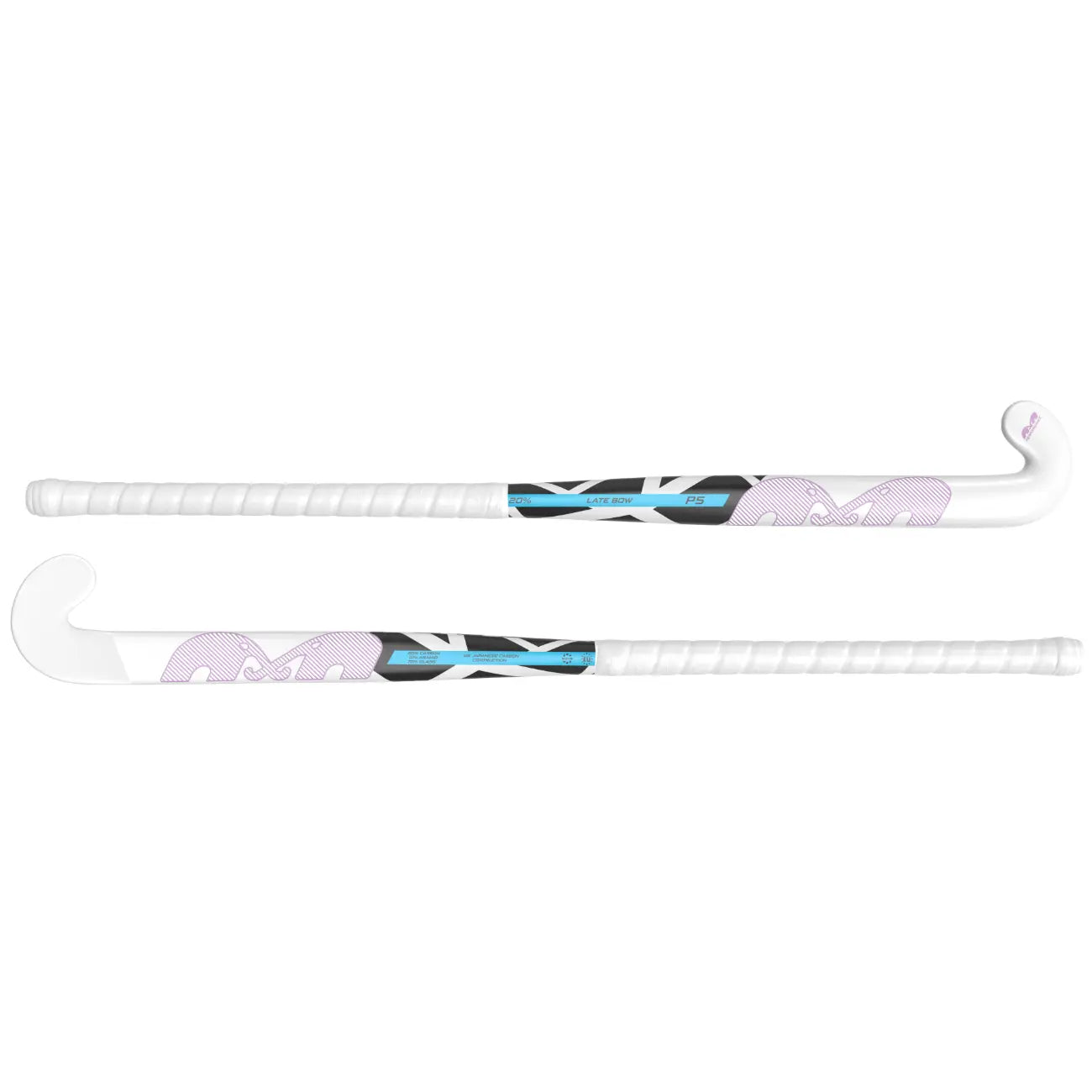 TK P5 Late Bow - White-Lila-Sky Hockeystick