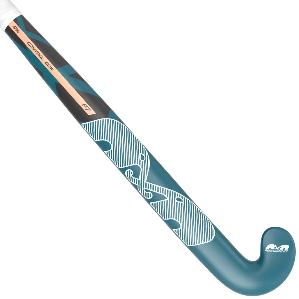 TK P7 Control Bow - Teal-White-Coral Hockeystick