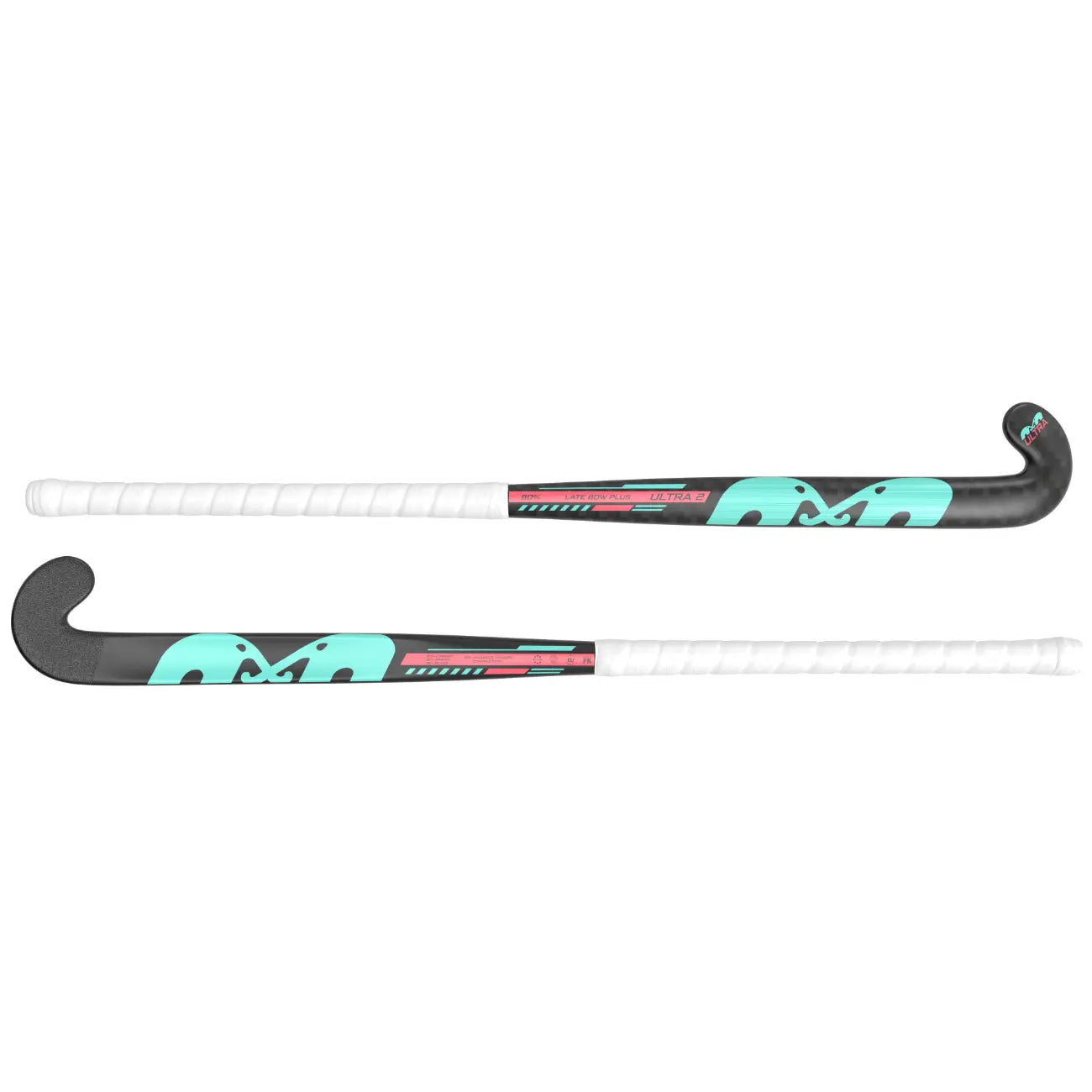 TK U2 Late Bow Plus - Black-Aqua-Pink Hockeystick