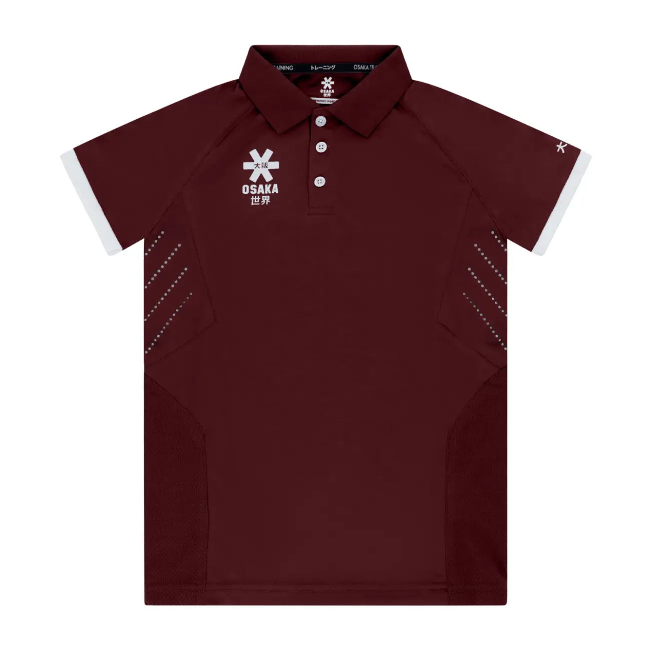 Osaka Kids Polo Jersey S Rec - Bordeaux