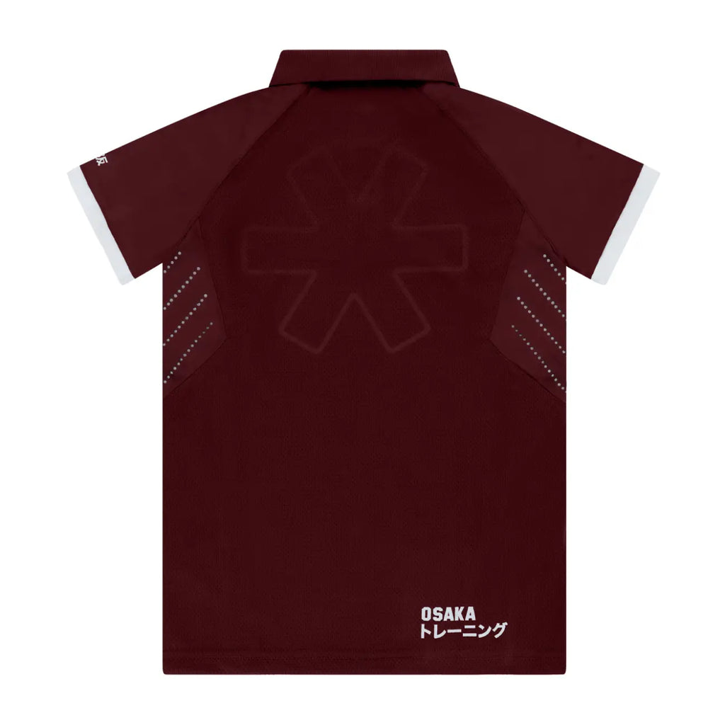 Osaka Kids Polo Jersey S Rec - Bordeaux