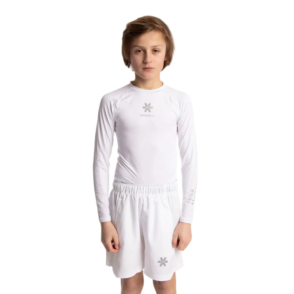 Osaka Kids Sports Baselayer Tee Ls - White