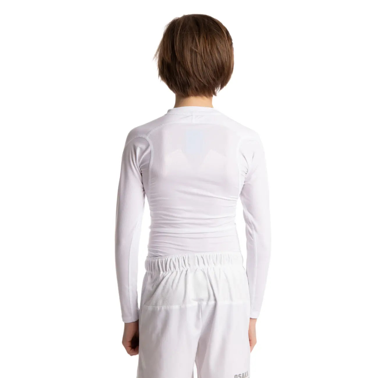 Osaka Kids Sports Baselayer Tee Ls - White