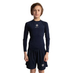 Osaka Kids Sports Baselayer Tee Ls - Navy
