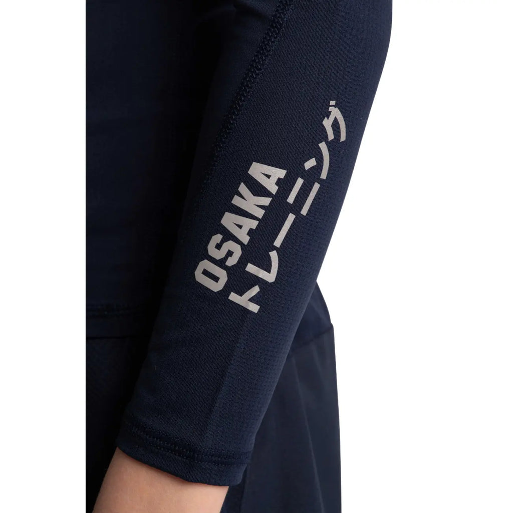 Osaka Kids Sports Baselayer Tee Ls - Navy