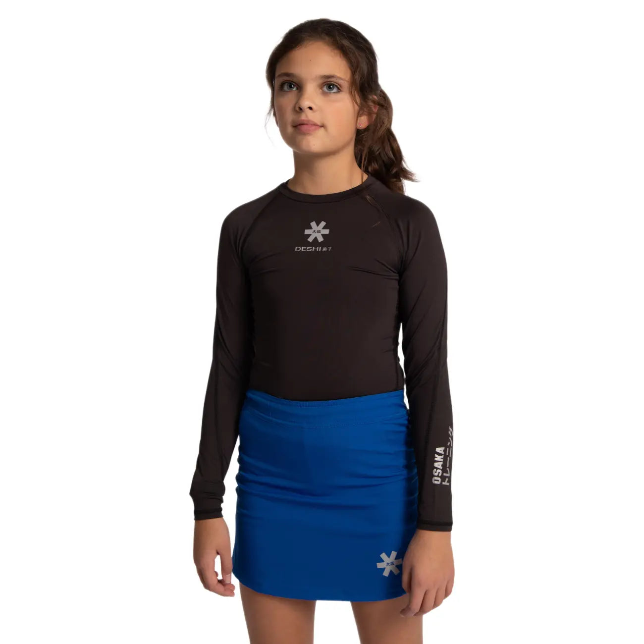 Osaka Kids Sports Baselayer Tee Ls - Black