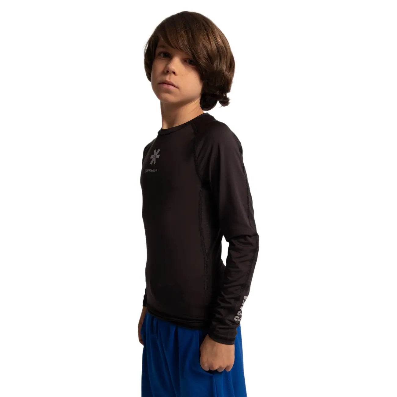 Osaka Kids Sports Baselayer Tee Ls - Black