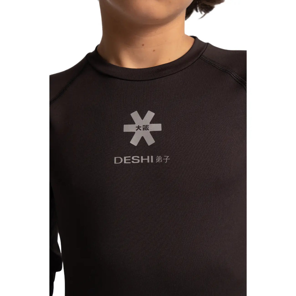 Osaka Kids Sports Baselayer Tee Ls - Black