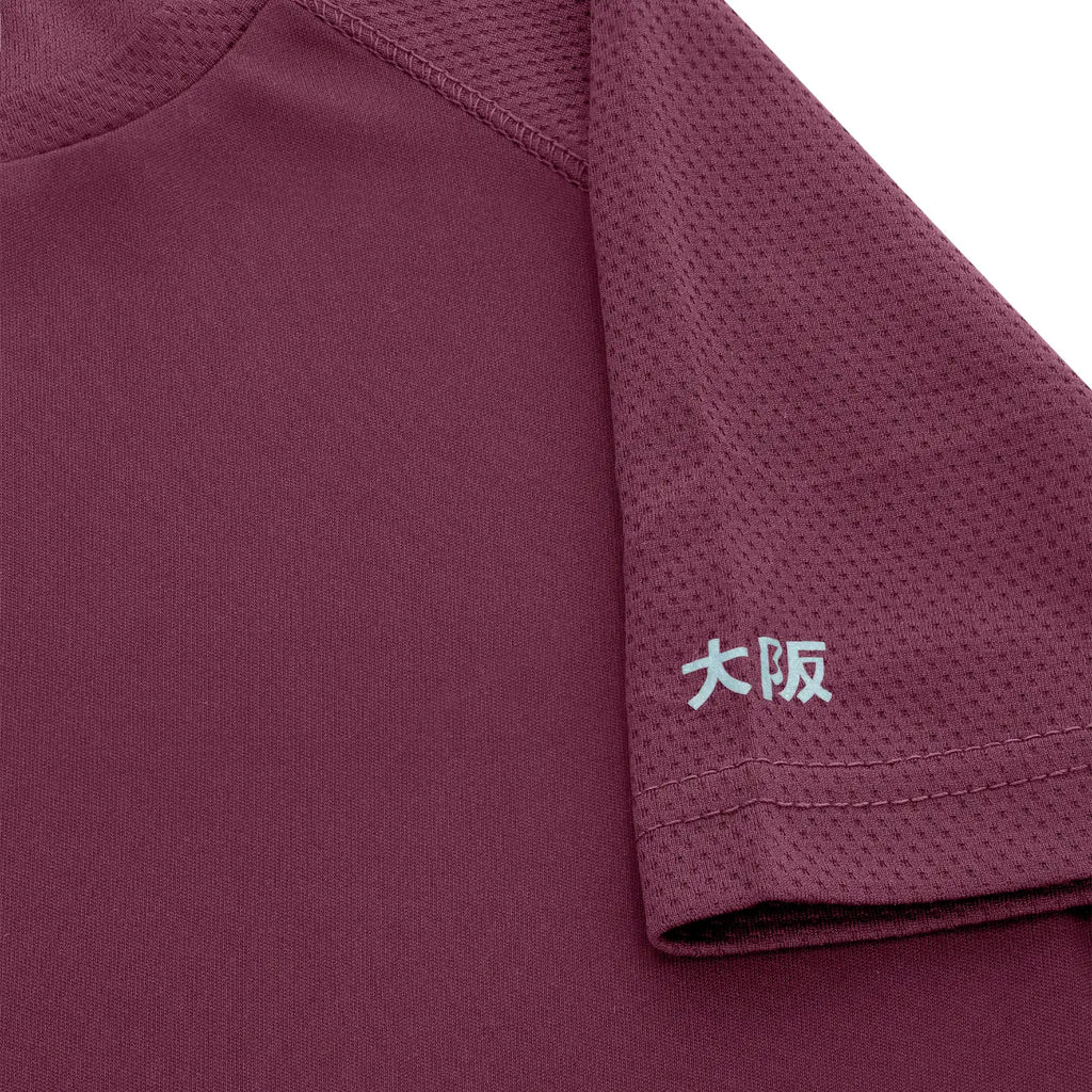 Osaka Kids Training Tee Ss S Rec - Bordeaux