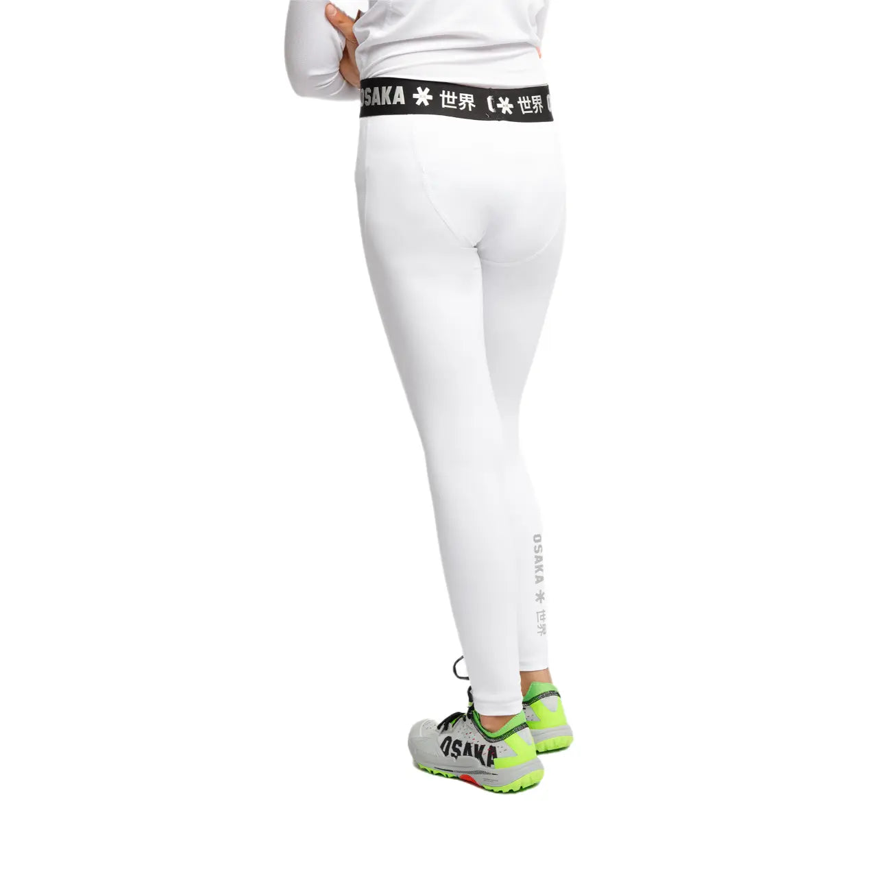 Osaka Kids Baselayer Tights - White